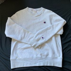 Champion Reverse Weave Sweatshirt Light Grey